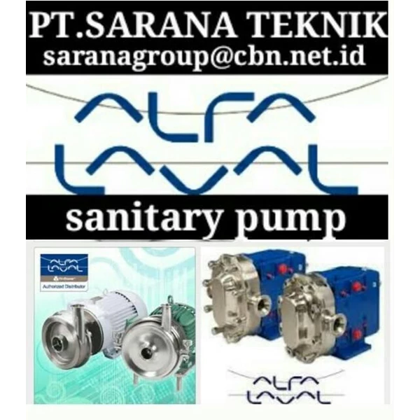 LKH CENTRIFUGAL POMPA AIR ALFA LAVAL SANITARY PUMP FOR FOOD & BEVERAGES INDUSTRI - PT.SARANA PUMP FOR FOOD AND BEVERAGES TYPE LKH