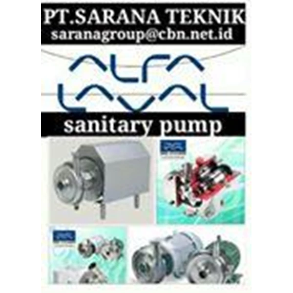 DISTRIBUTOR OF ALFA LAVAL SANITARY PUMP FOR FOOD INDUSTRY-BEVERAGES & PT.MEANS OF TYPE LKH