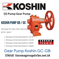 KOSHIN GEAR PUMP GC-GB PT. SARANA TEKNIK