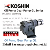 KOSHIN GEAR PUMP GL SERIES PT. SARANA TEKNIK