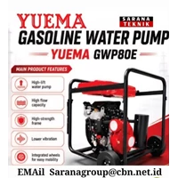 YUEMA GASOLINE WATER PUMP GWP80E PT. SARANA TEKNIK