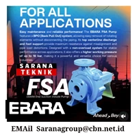 EBARA END SUCTION VOLUTE PUMP PT. SARANA TEKNIK
