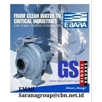 EBARA CENTRIFUGAL PUMP FROM CLEAN WATER FOR CRITICAL INDUSTRIES PT. SARANA TEKNIK