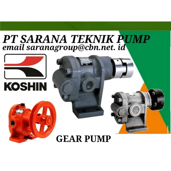 PT SARANA PUMP KOSHIN Pump Gb Gc Series Brand Koshin