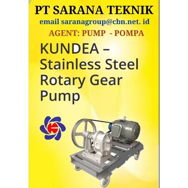 KUNDEA STAINLESS STEEL ROTARY GEAR PUMP