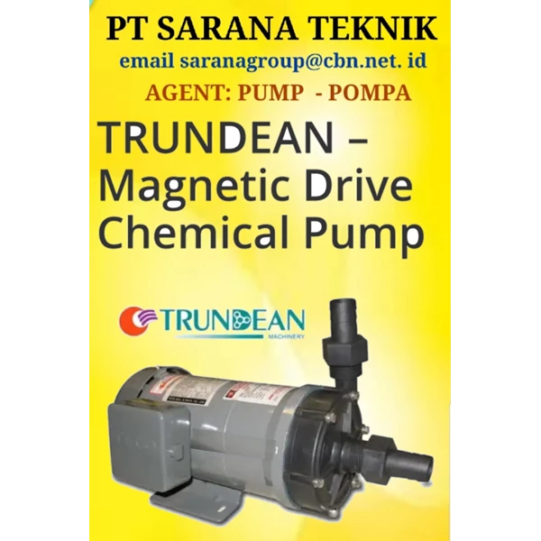 TRUNDEAN MAGNETIC DRIVE CHEMICAL PUMP