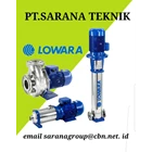 POMPA LOWARA PT SARANA TEKNIK Self-Priming Pumps LOWARA End Suction Pumps 1