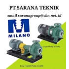 PT SARANA TEKNIK MILANO PUMP POMPA STANDARD END SUCTION CENTRIFUGAL PUMPS - STAINLESS STELL 1